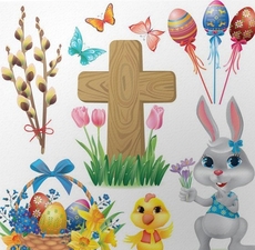 quadri su tela simboli della pasqua stabiliti