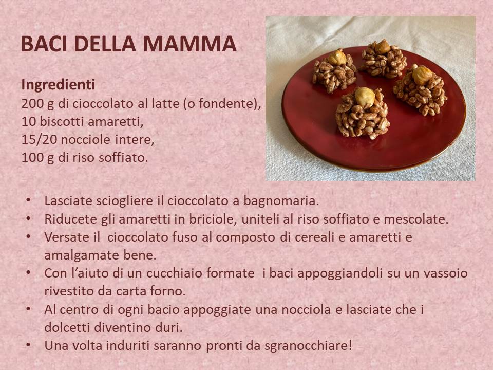 i baci della mamma ricetta