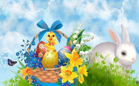 easter bunny chick